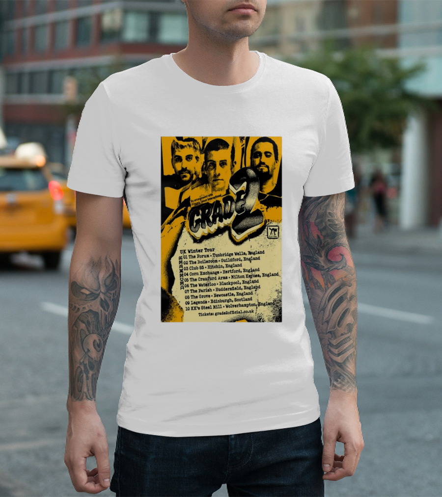Grade 2 UK Winter Tour December 2024 England Scotland T-Shirt