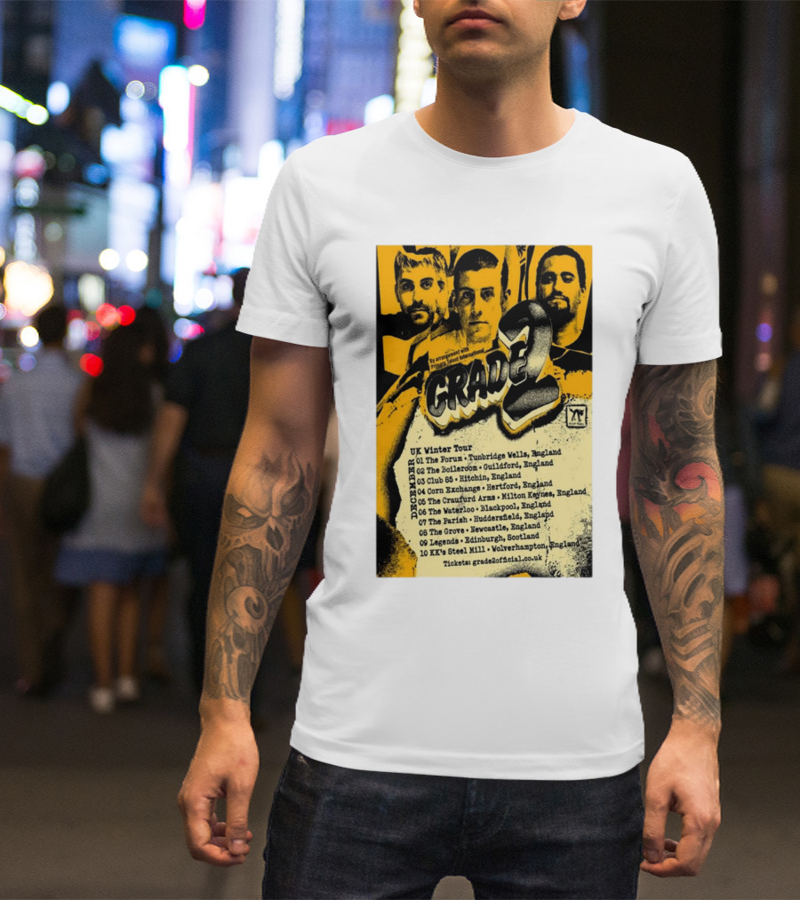 Grade 2 UK Winter Tour December 2024 England Scotland T-Shirt