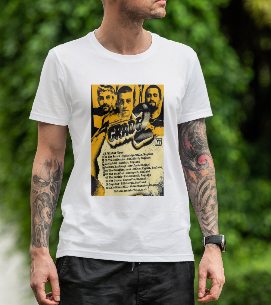 Grade 2 UK Winter Tour December 2024 England Scotland T-Shirt