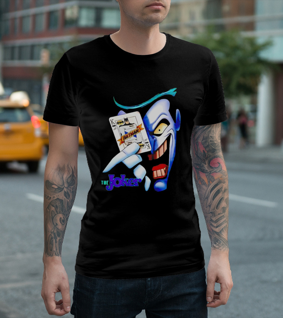 The Joker Batman Card Face T-Shirt