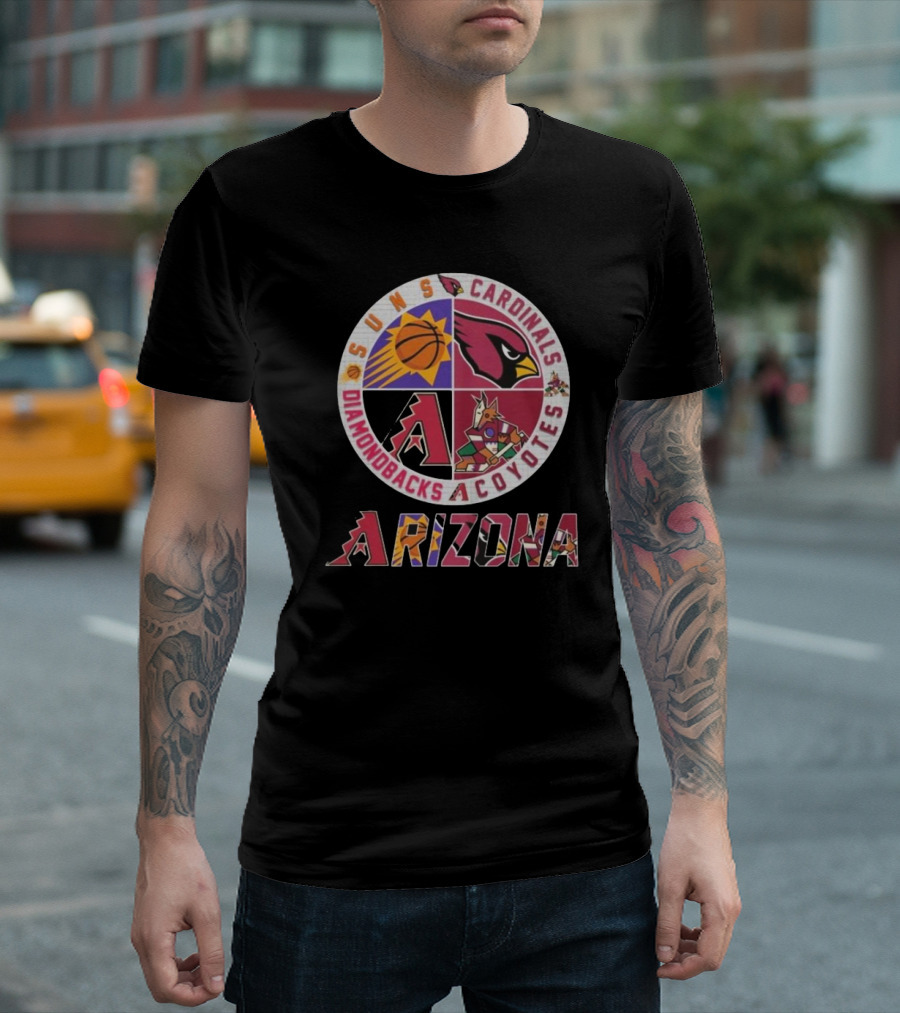 Arizona Suns Cardinals Diamondbacks Coyotes T-Shirt
