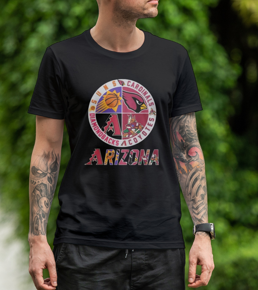 Arizona Suns Cardinals Diamondbacks Coyotes T-Shirt