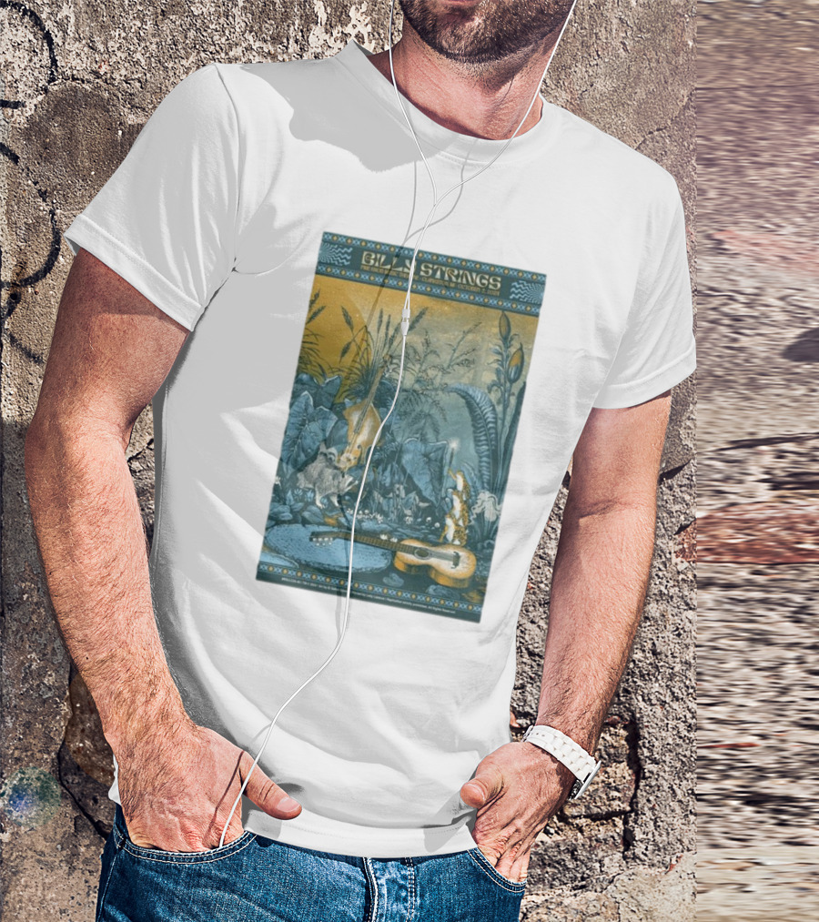 Billy Strings At Pine Knob Music Theatre October 5, 2024 Clarkston MI Vintage Nature Scene T-Shirt