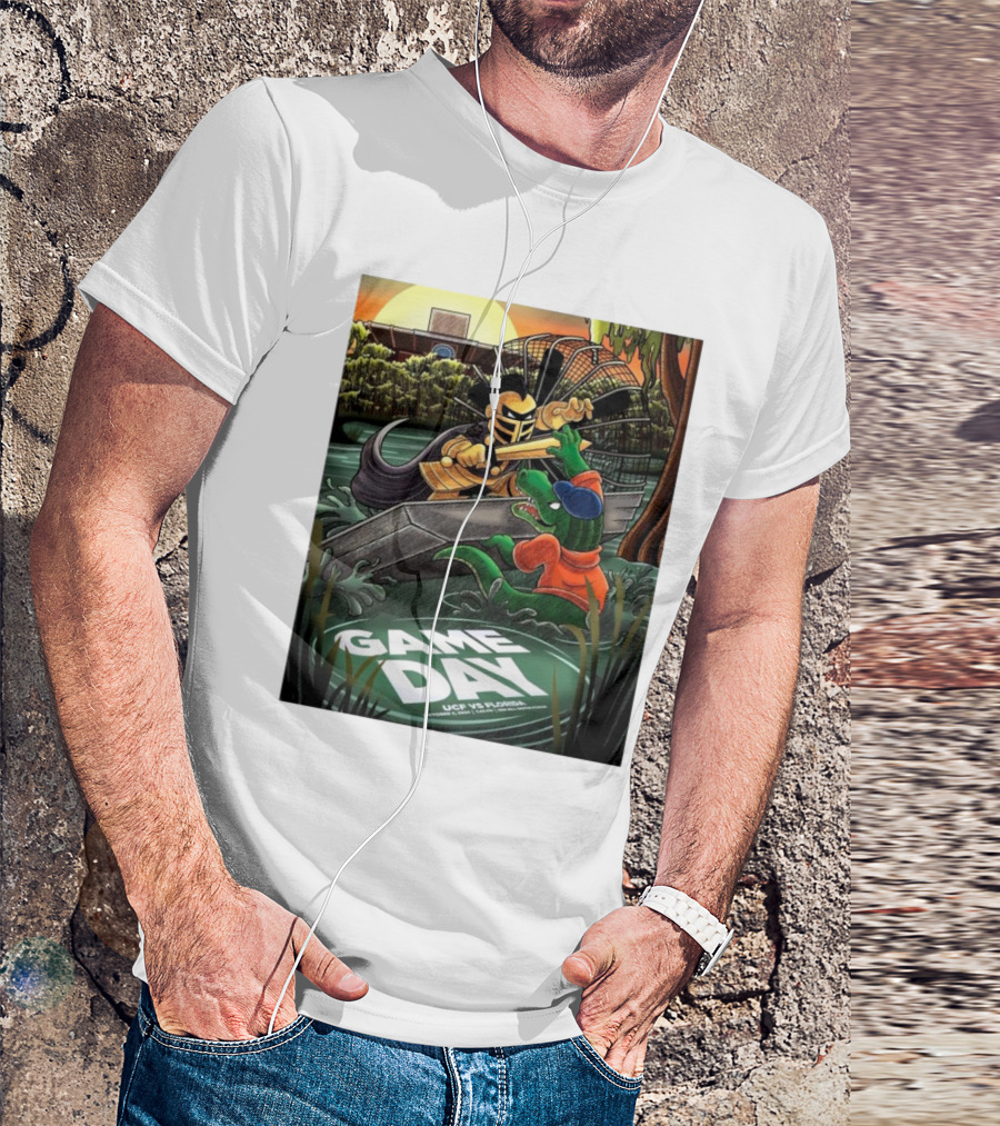 Game Day UCF Vs Florida Gators Knight And Gator Showdown October 5 T-Shirt