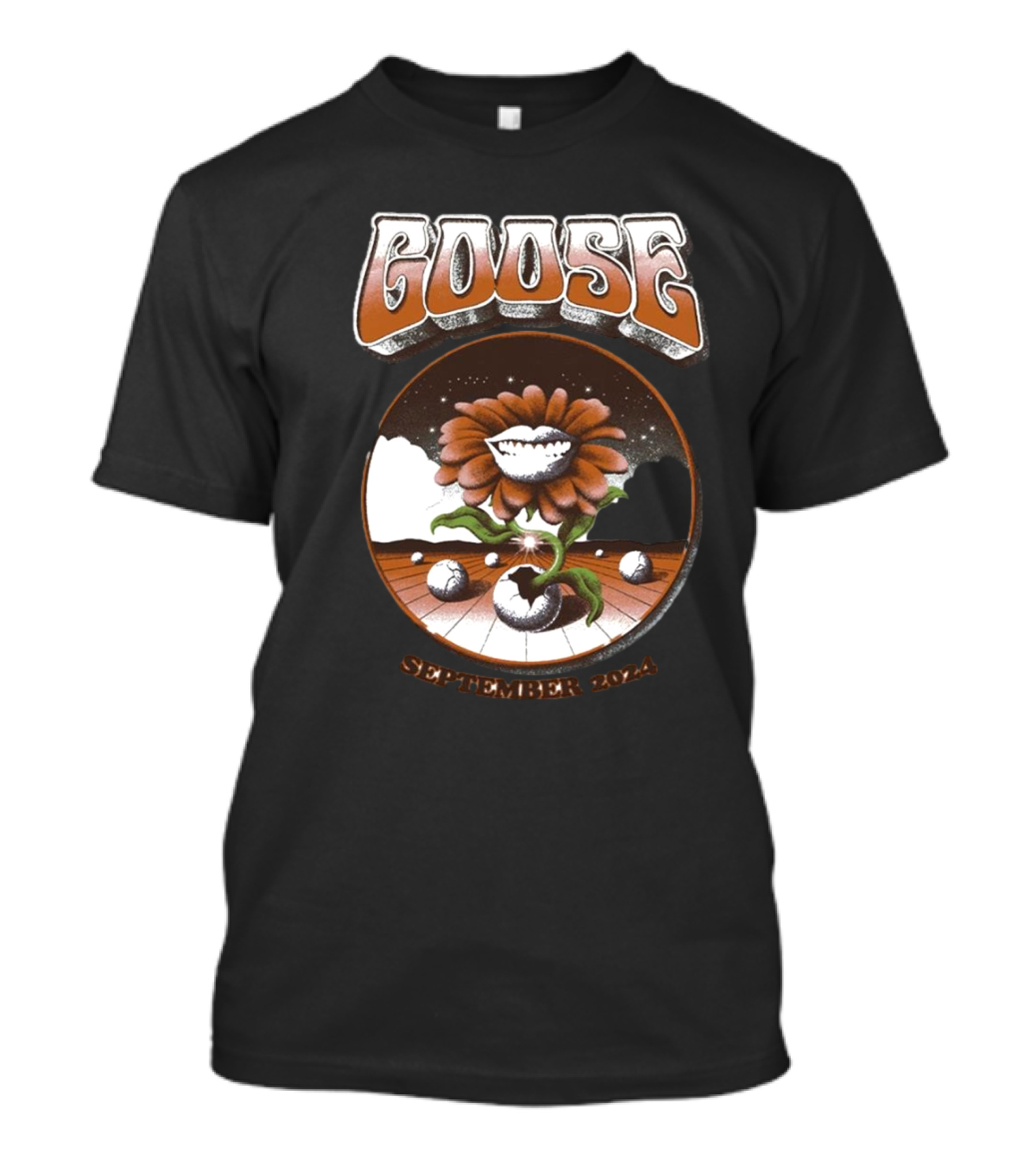 Goose Flowermouth September 2024 Tour T-Shirt