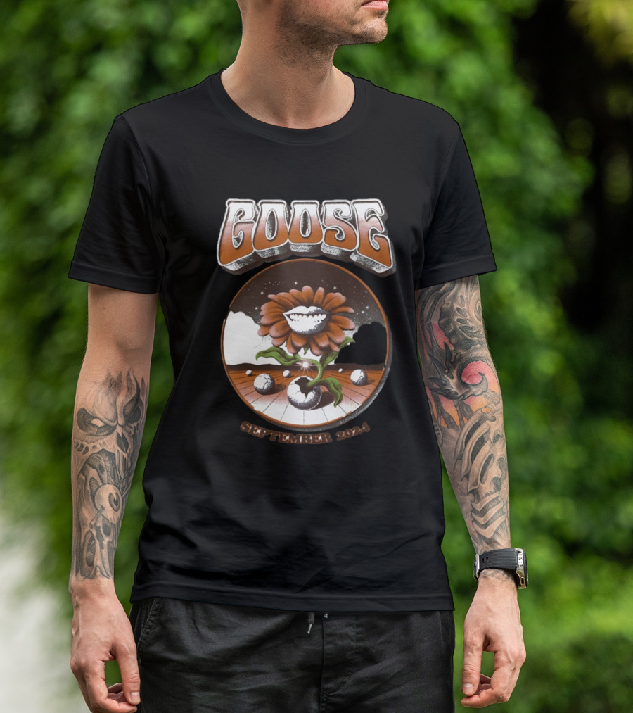 Goose Flowermouth September 2024 Tour T-Shirt