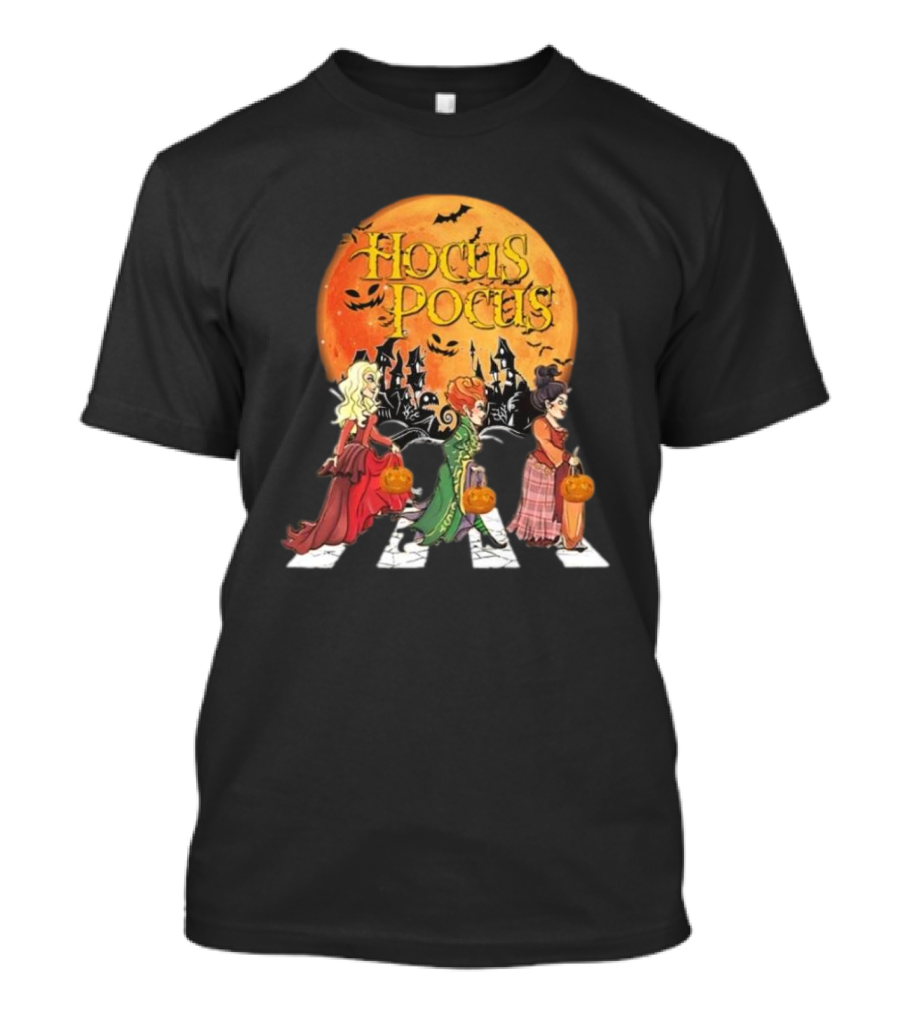Hocus Pocus Witches Happy Walking Halloween T-Shirt