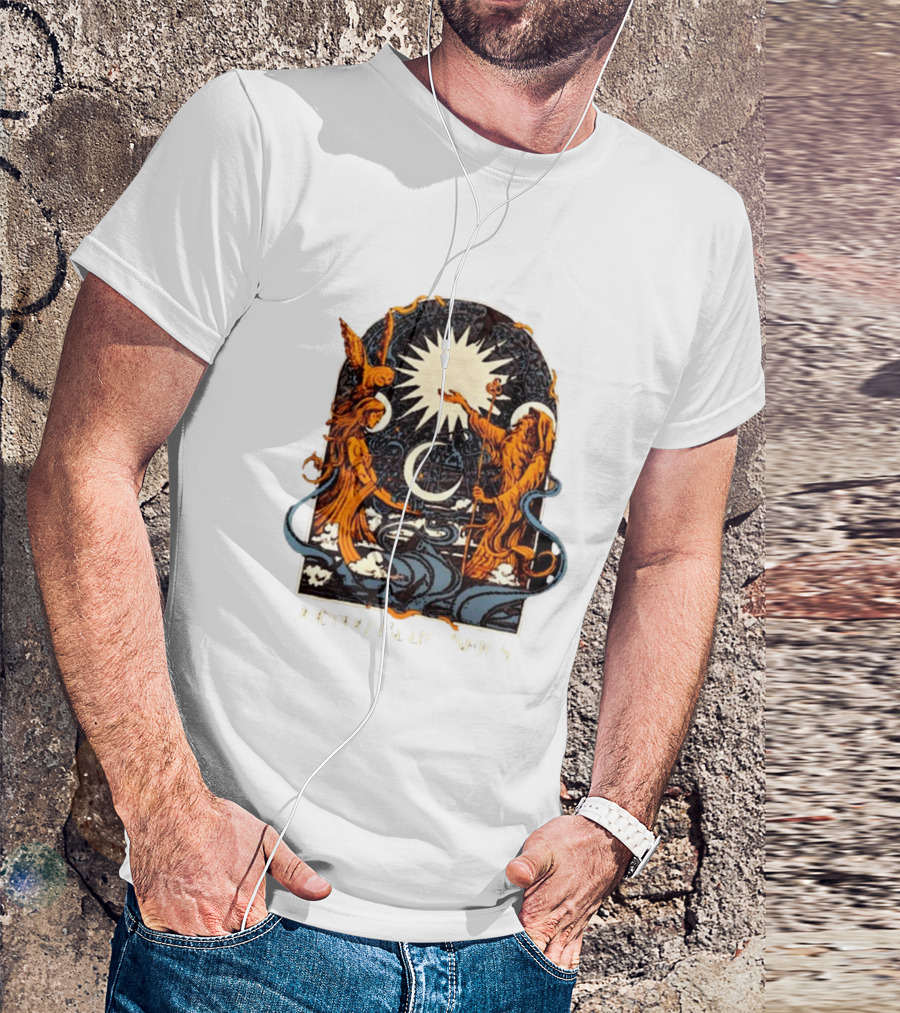 Johnny Blue Skies Celestial Figures Fall Tour T-Shirt