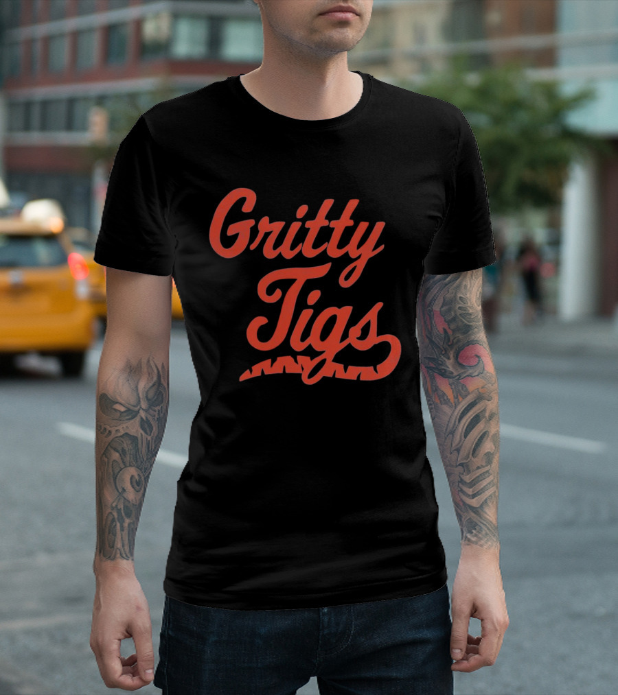Detroit Tigers GRITTY TIGS October Baseball T-Shirt