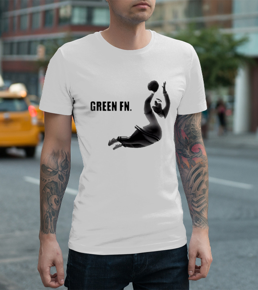 Green Fn Peter Griffin Basketball Dunking T-Shirt