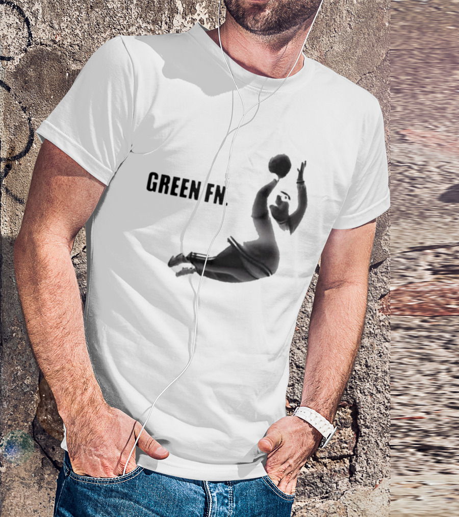 Green Fn Peter Griffin Basketball Dunking T-Shirt