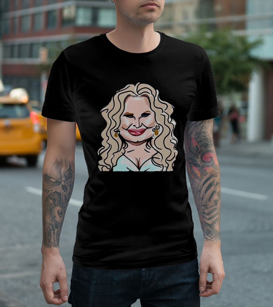 Jennifer Coolidge Cartoon Sticker T-Shirt