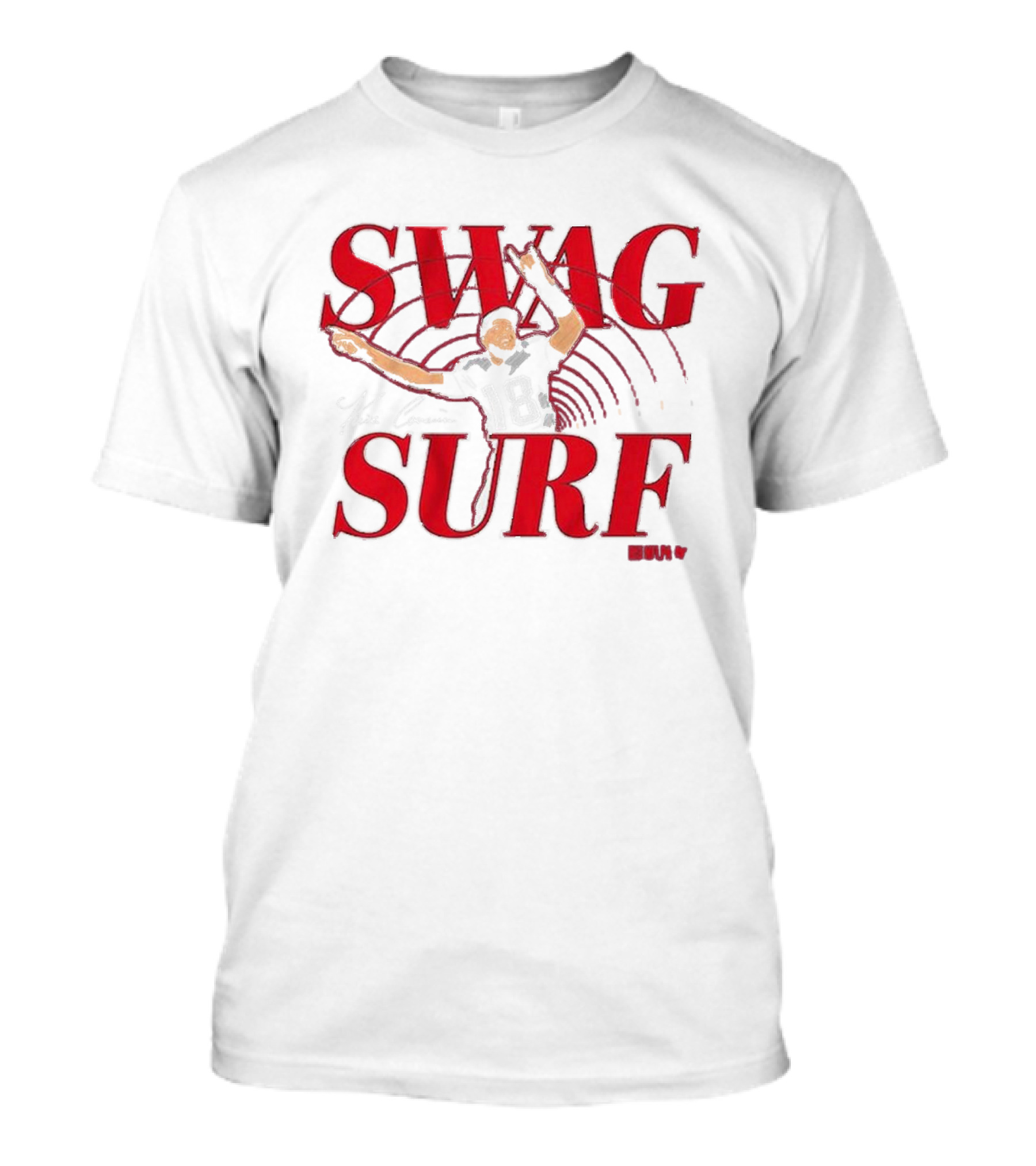 Swag Surf Kirk Cousins 18 BHM T-Shirt