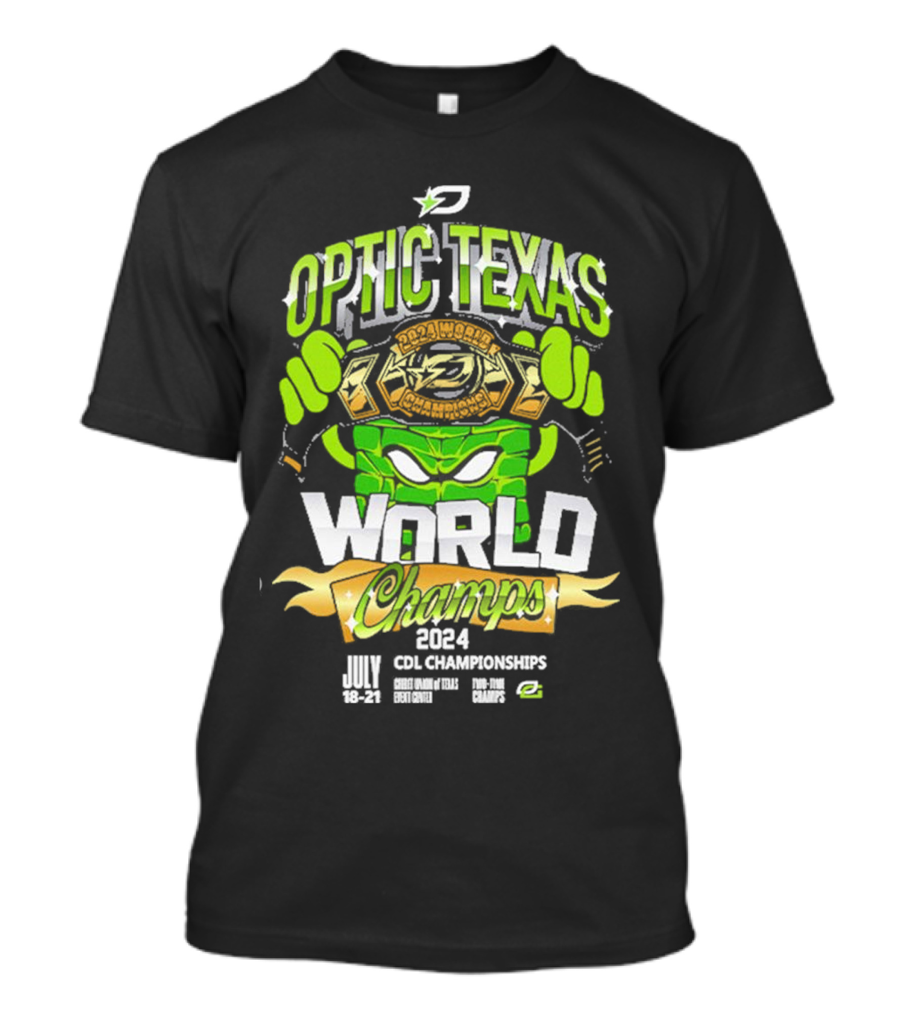 Optic Texas 2024 CDL World Champs July 18-21 Championships Pre Order T-Shirt
