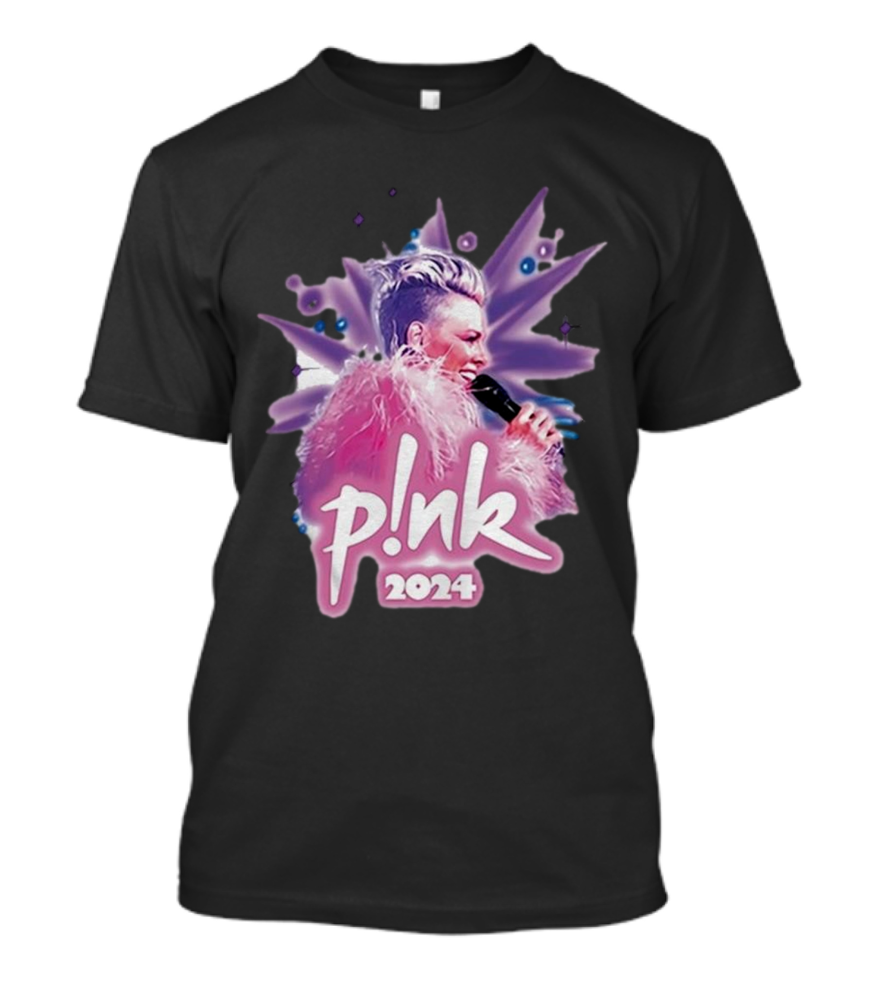 PNk 2024 Airbrush Tour Feathered Performance Iconic T-Shirt
