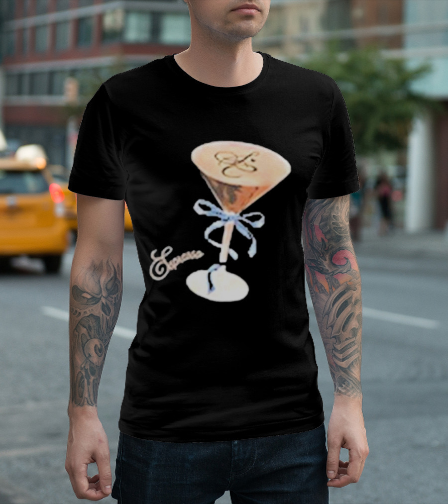 Sabrina Carpenter Espresso Martini with Ribbon Bow T-Shirt