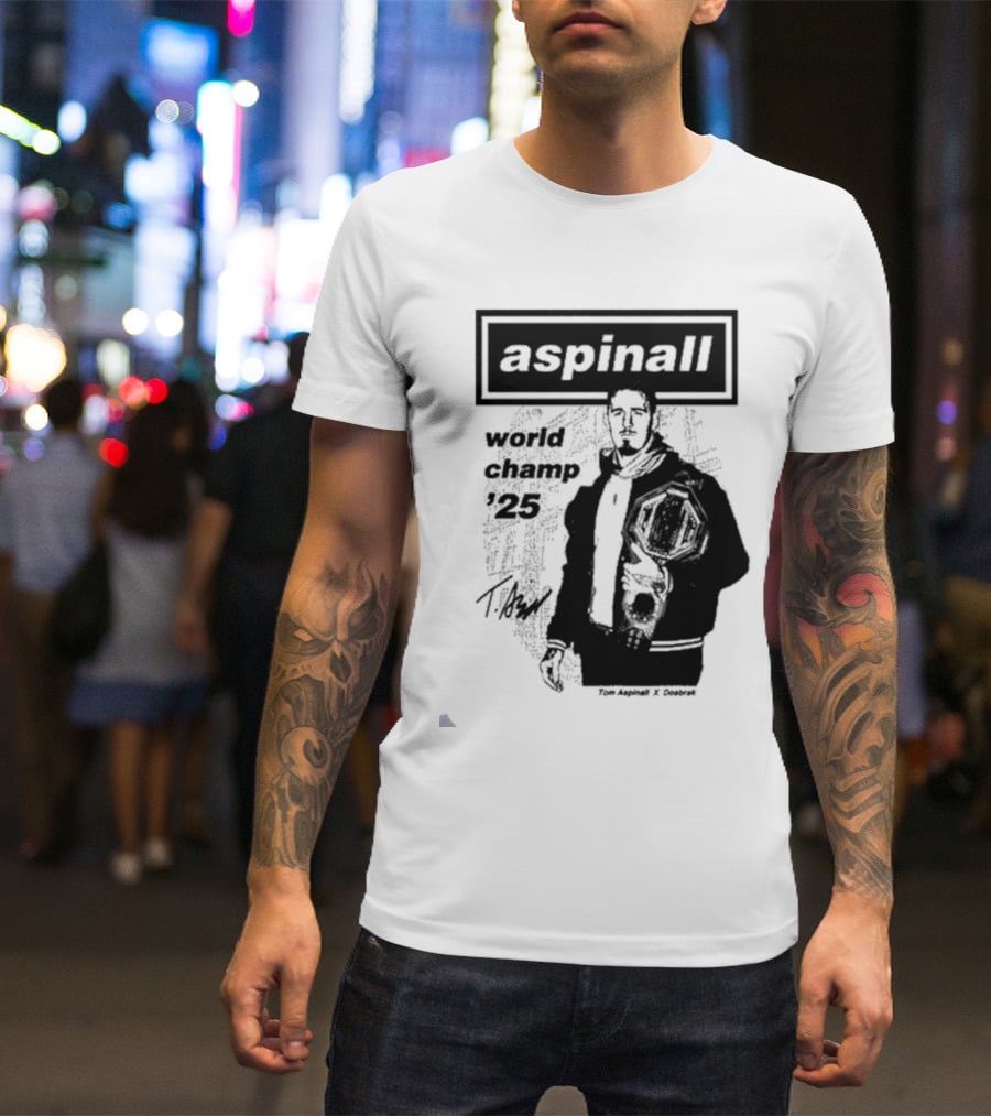 Aspinall World Champ ’25 Tomaspinal X Dosbark T-Shirt