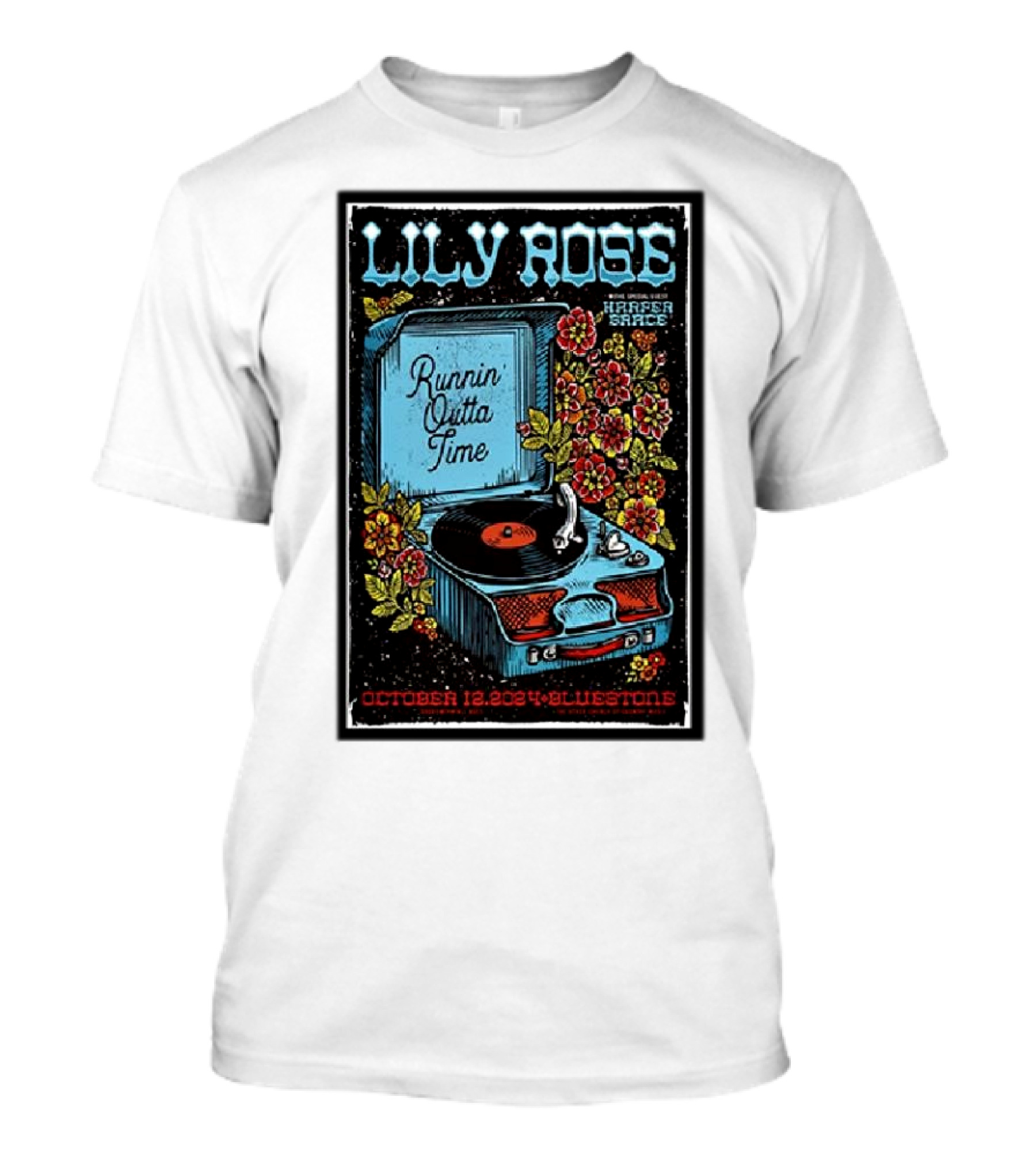 Lily Rose Harper Grace Runnin Outta Time October 12 2024 Bluestone T-Shirt