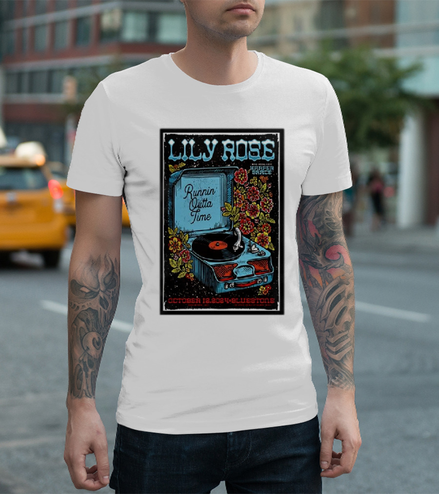 Lily Rose Harper Grace Runnin Outta Time October 12 2024 Bluestone T-Shirt