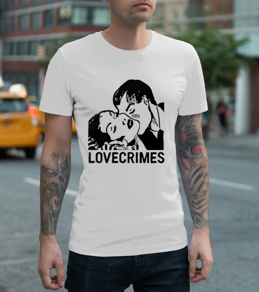 Lovecrimes Romantic Embrace Couple T-Shirt