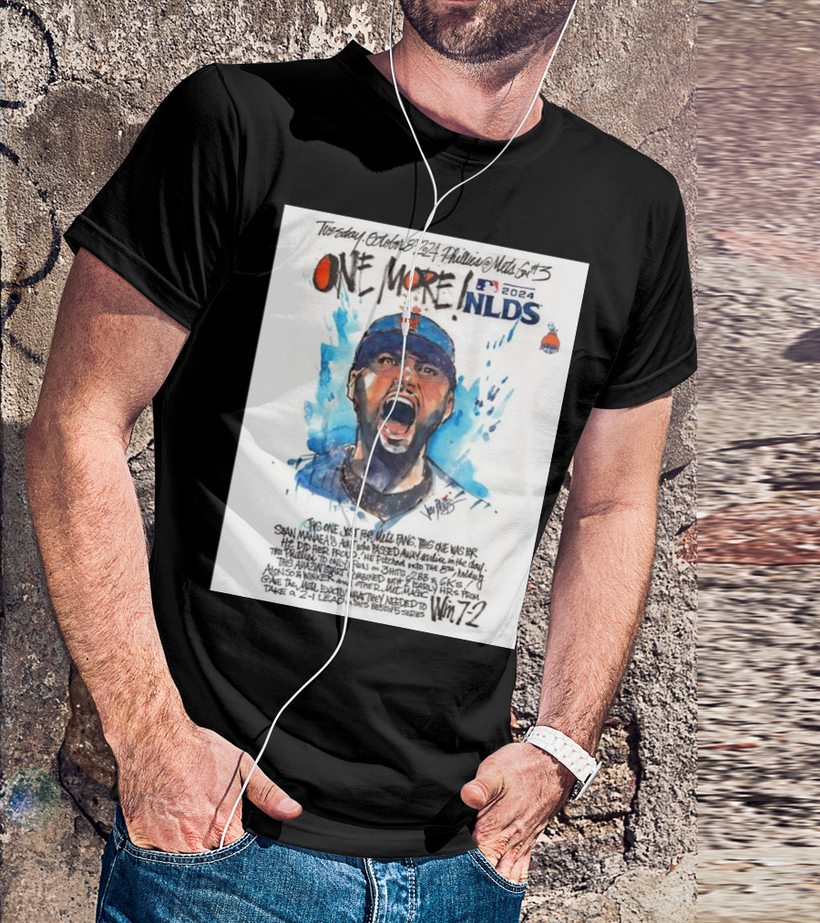 Tuesday October 8, 2024 Phillies @ Mets 5th Game NLDS Win 7-2 T-Shirt