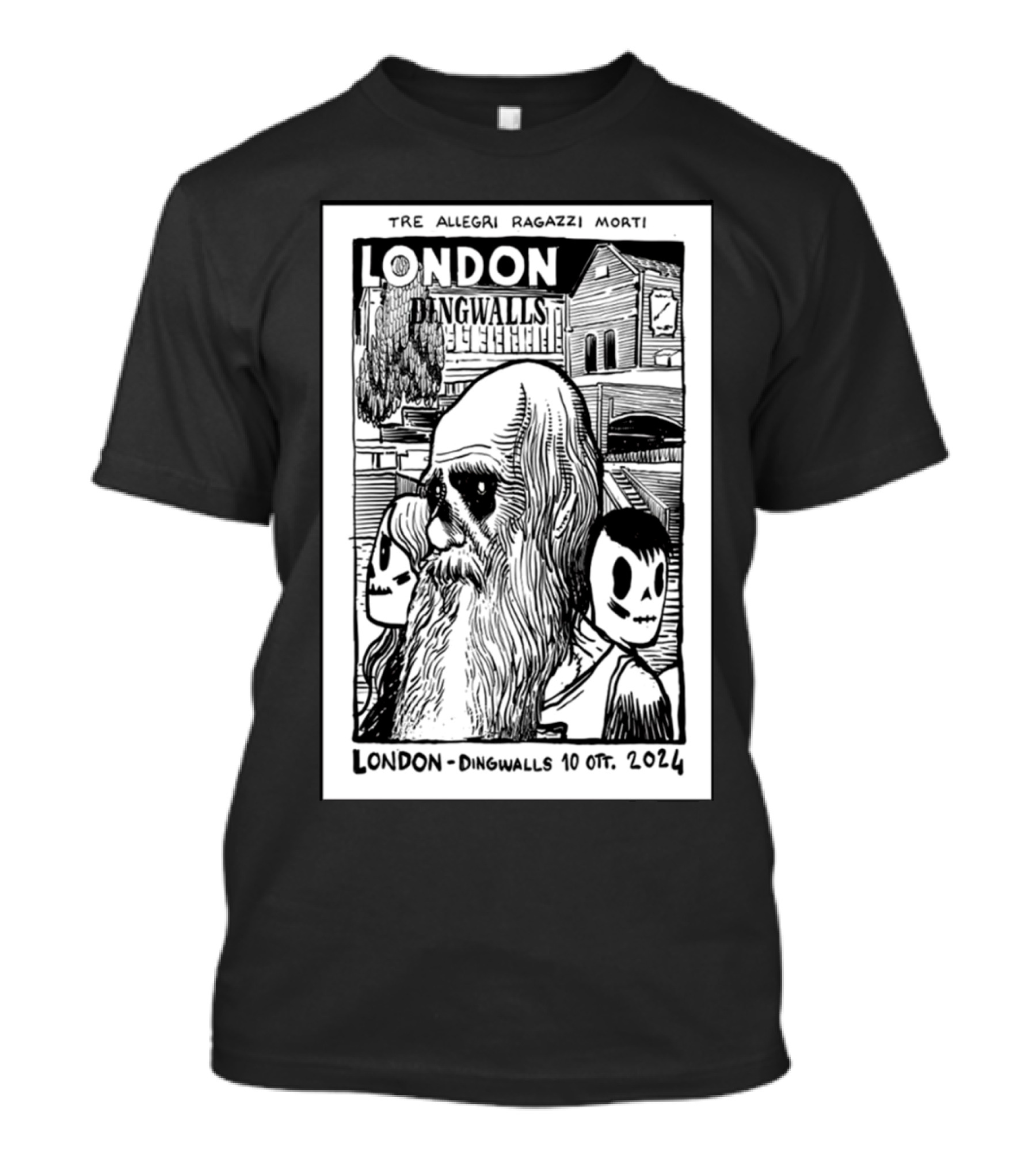 Tre Allegri Ragazzi Morti London Dingwalls 10 Ott T-Shirt