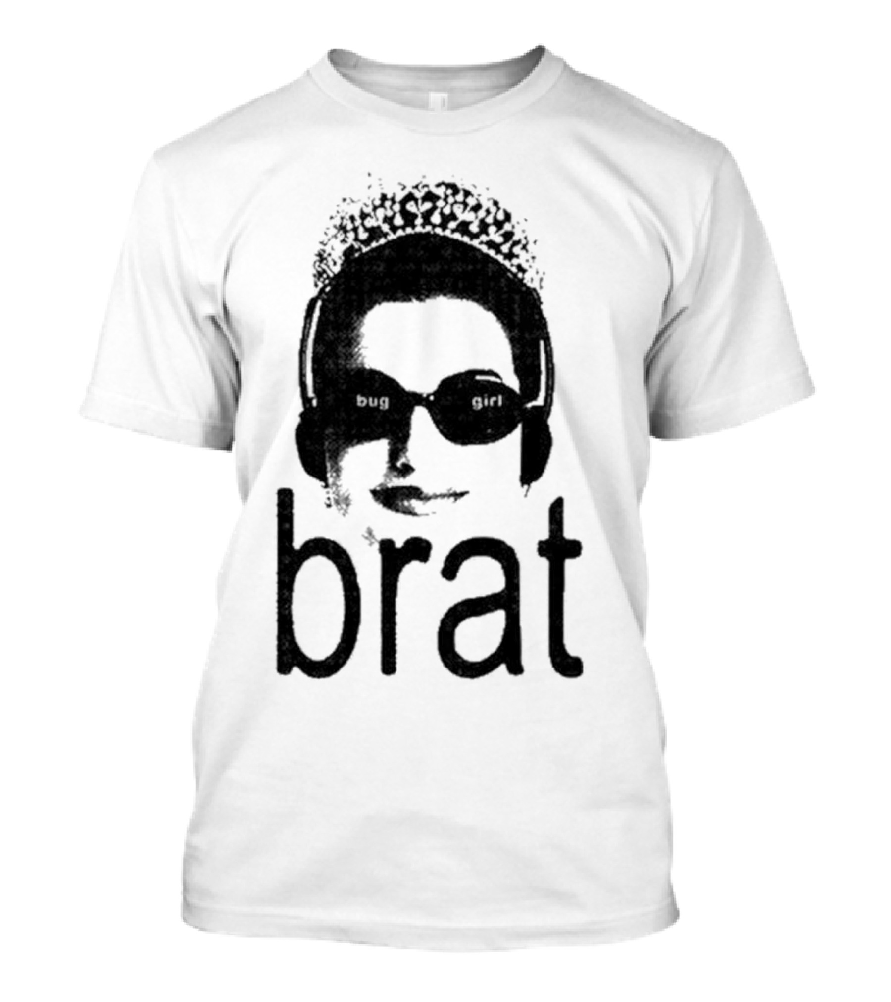 Bug Girl Brat With Sunglasses And Headphones T-Shirt