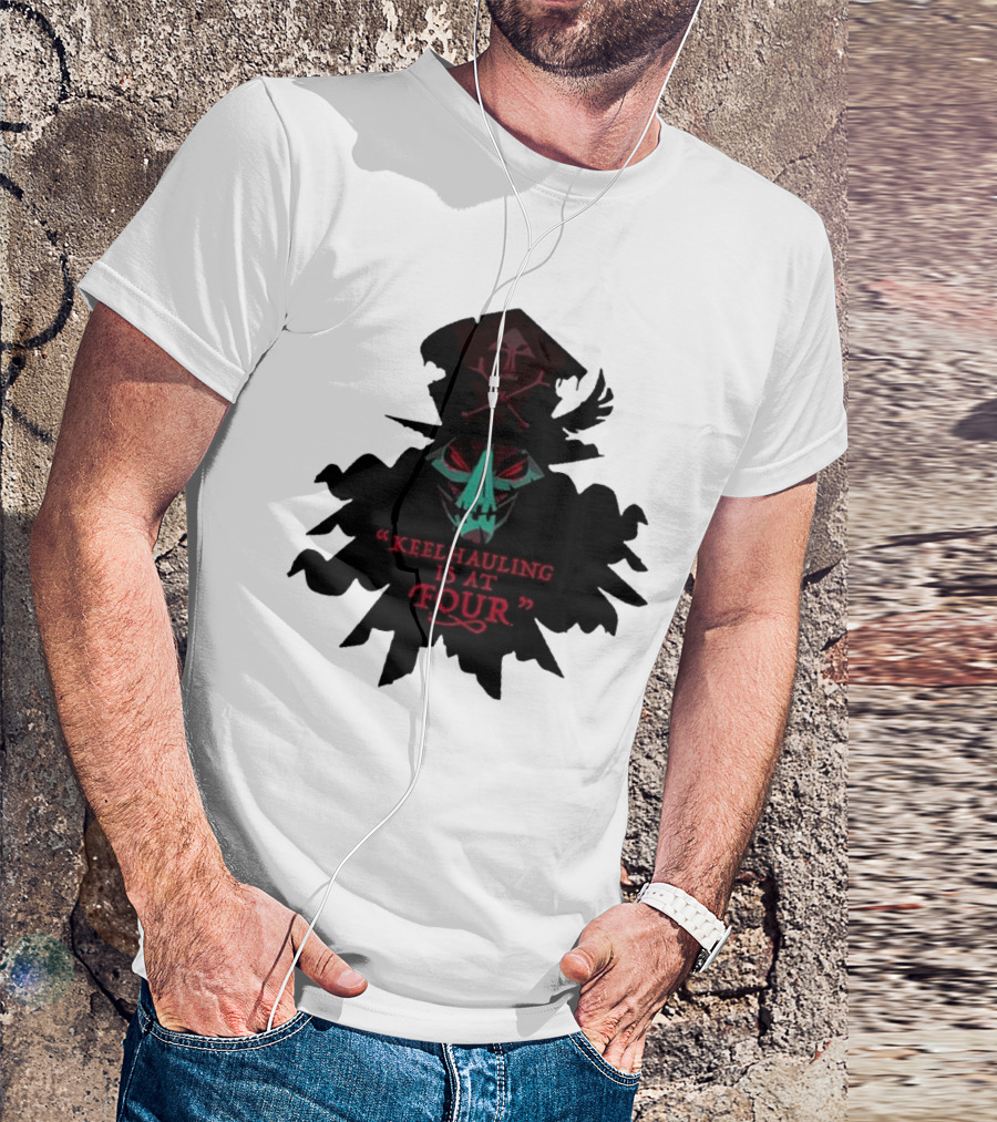 Devolver Digital Lechuck Keelhauling Is At Four Skulled Figure T-Shirt