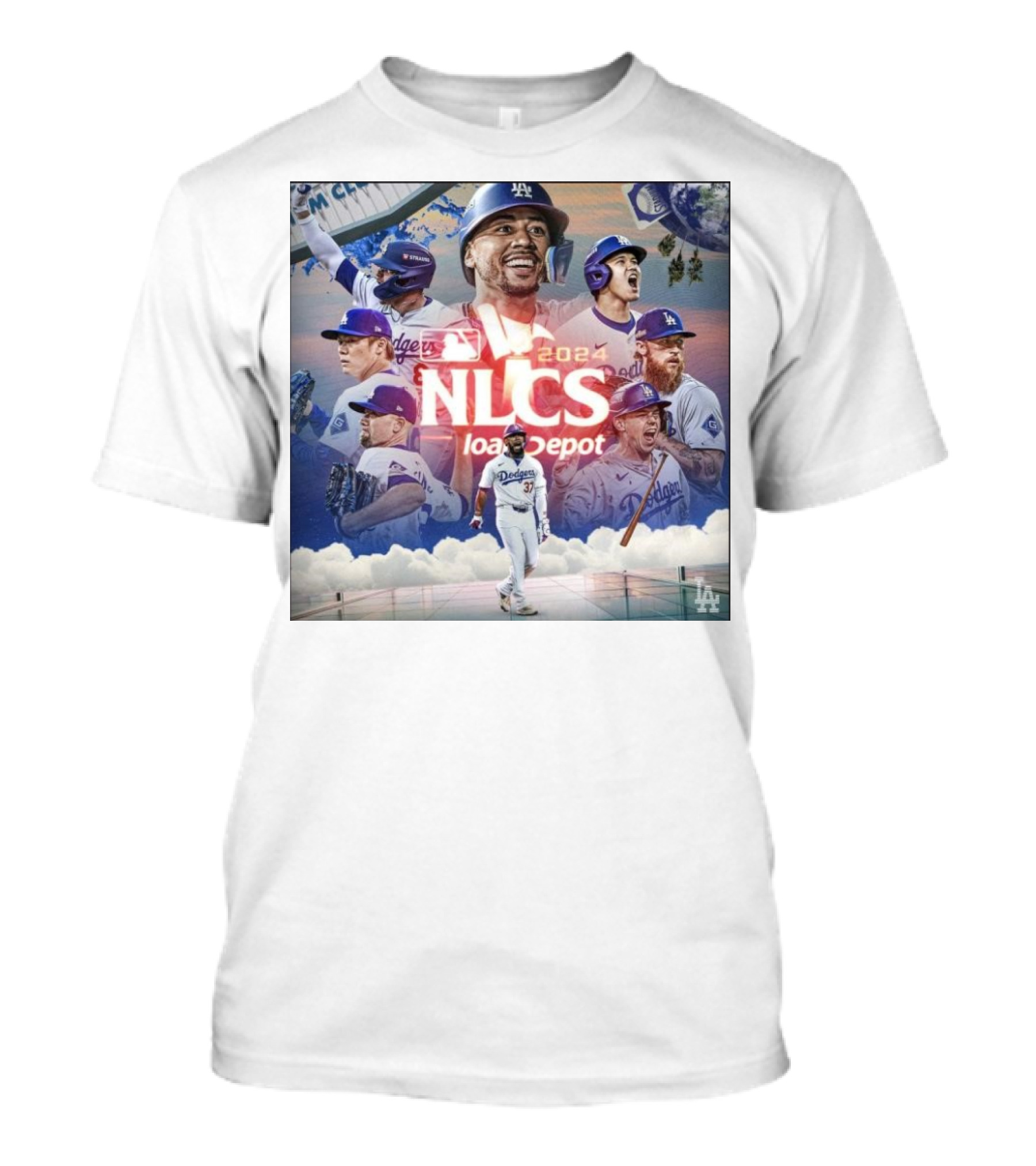 Los Angeles Dodgers MLB 2024 Heading To The NLCS LoanDepot T-Shirt