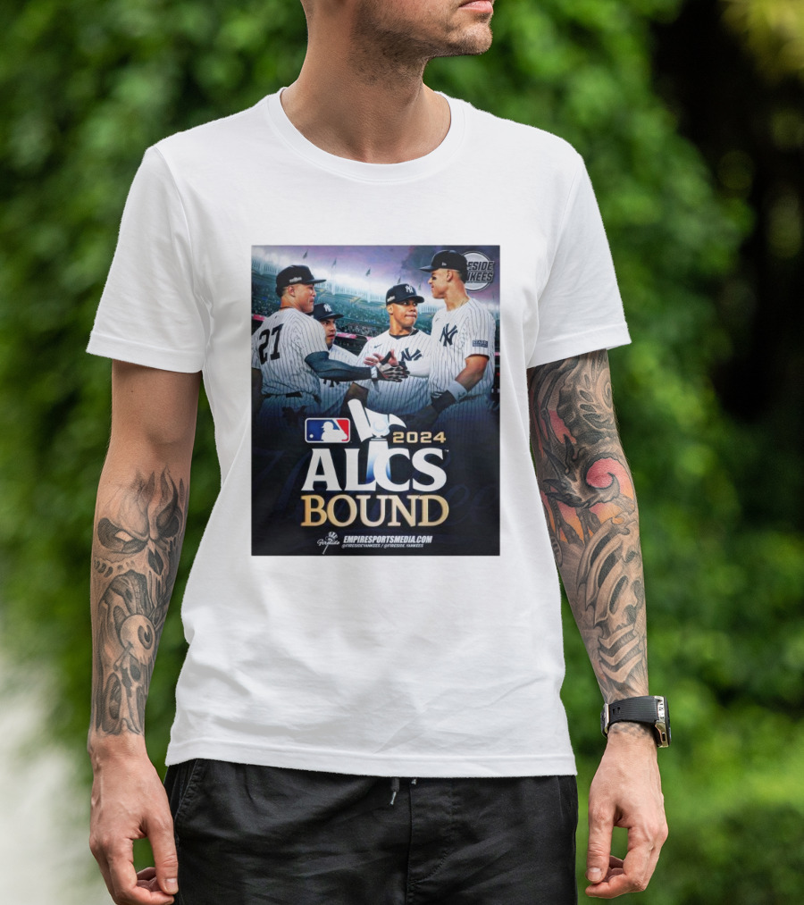 New York Yankees 2024 ALCS Bound Empire Sports Media T-Shirt