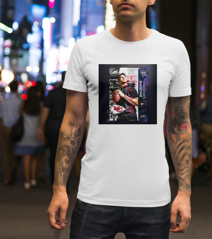 P. Mahomes Showtime Kansas City Chiefs 89 OVR MUT NFL T-Shirt