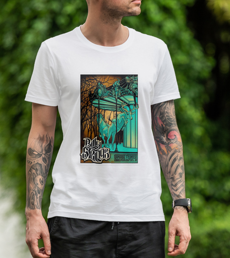 Billy Strings Oct 11 2024 Gainbridge Fieldhouse Indianapolis IN Carousel T-Shirt
