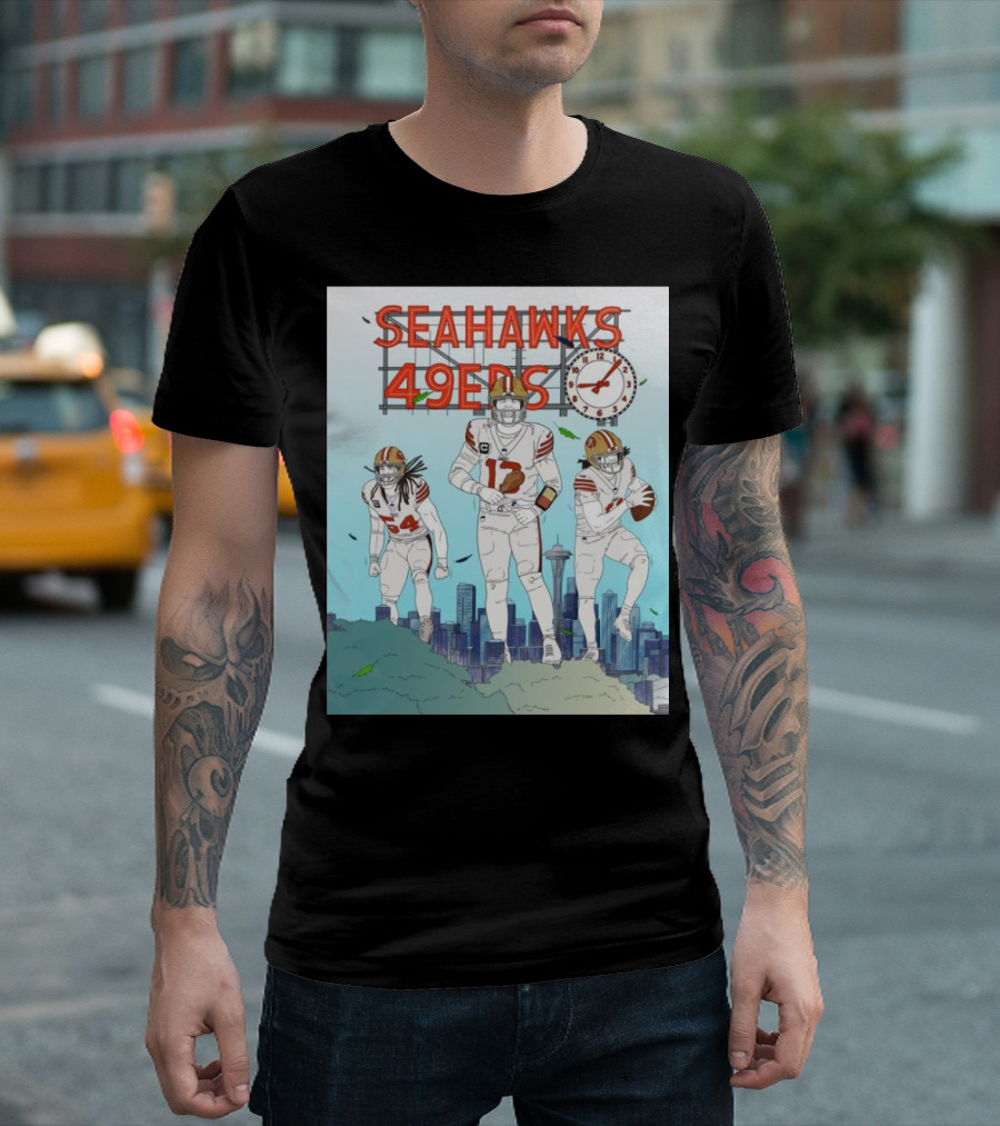 Seahawks vs 49ers Redemption Tour Gameday Seattle Football Showdown T-Shirt