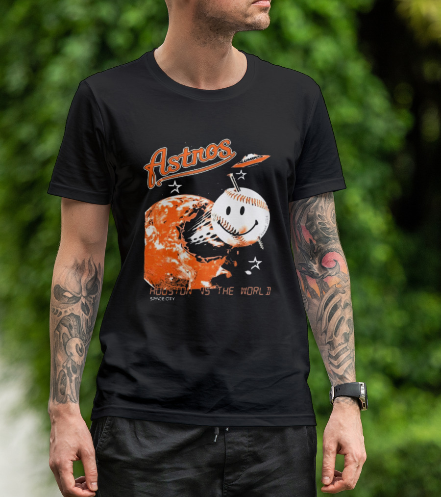 Astros Space City Houston Is The World Baseball Planet T-Shirt