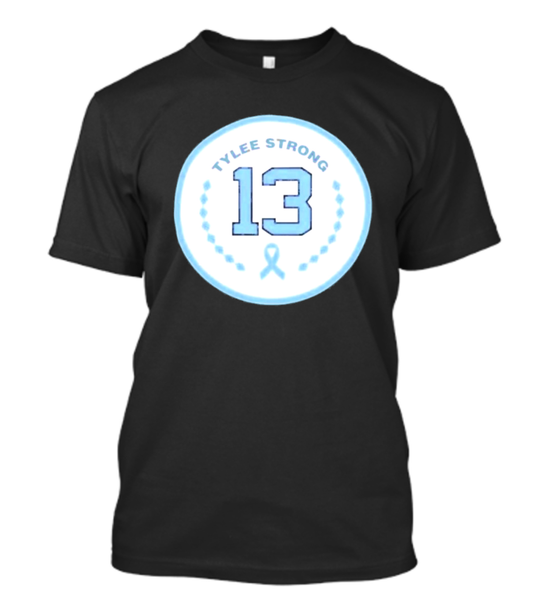 The Rams Club North Carolina Tar Heels Football Tylee Strong 13 Ribbon T-Shirt