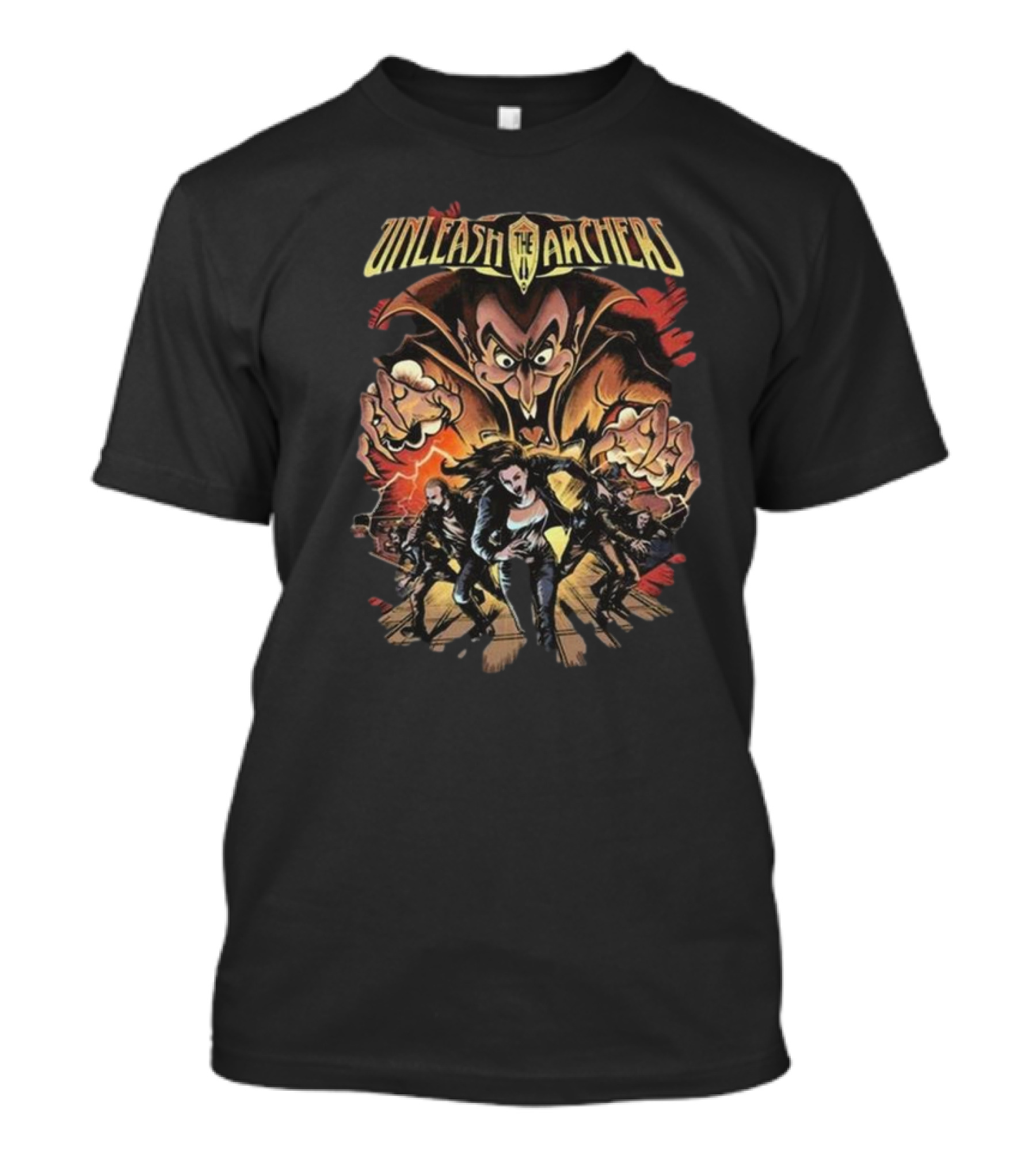 Halloween Unleash The Archers Vampire T-Shirt