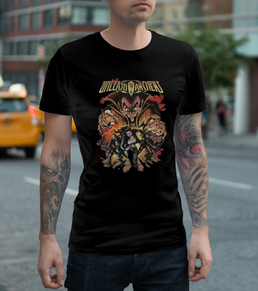 Halloween Unleash The Archers Vampire T-Shirt