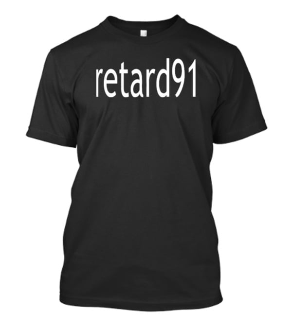 JamesCageWhite Retard91 T-Shirt