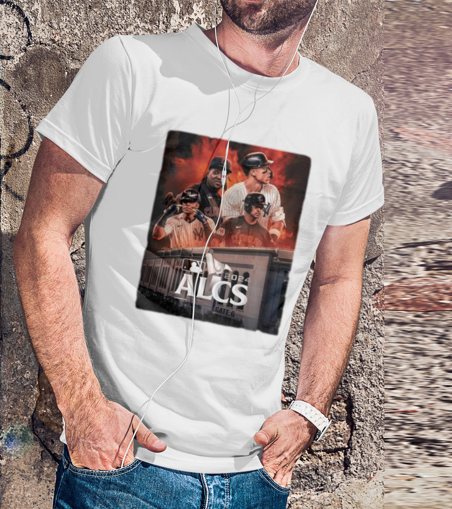 New York Yankees ALCS 2024 Cleveland Matchup Yankees Stadium Gate 6 T-Shirt