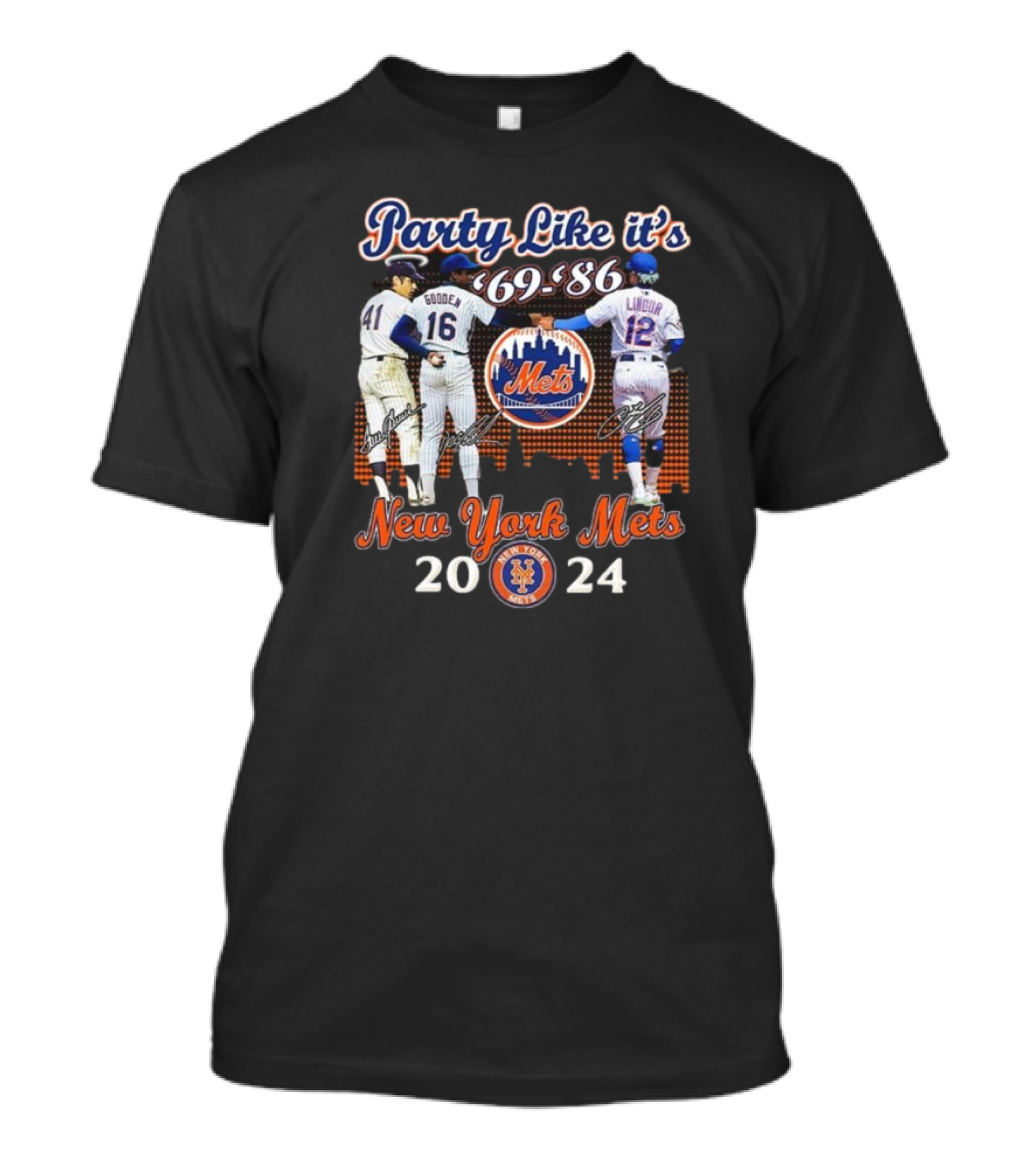 New York Mets Party Like It’s ’69-’86 Champions T-Shirt