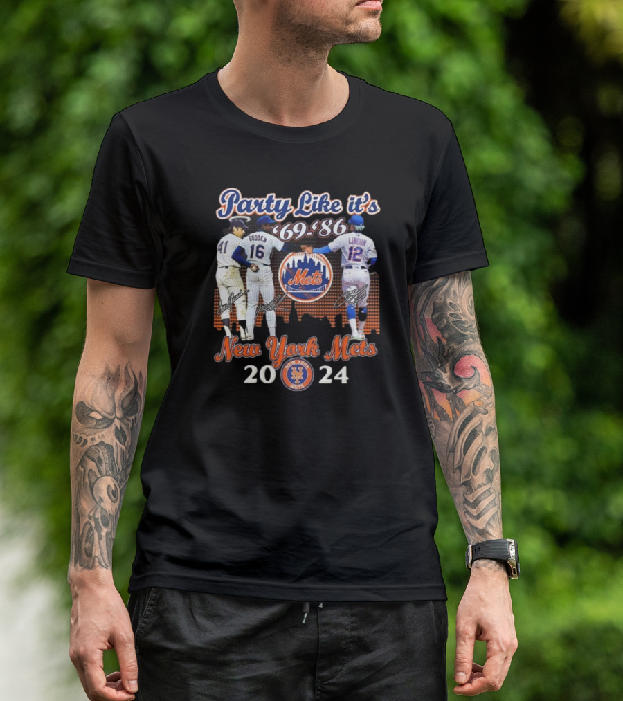 New York Mets Party Like It’s ’69-’86 Champions T-Shirt