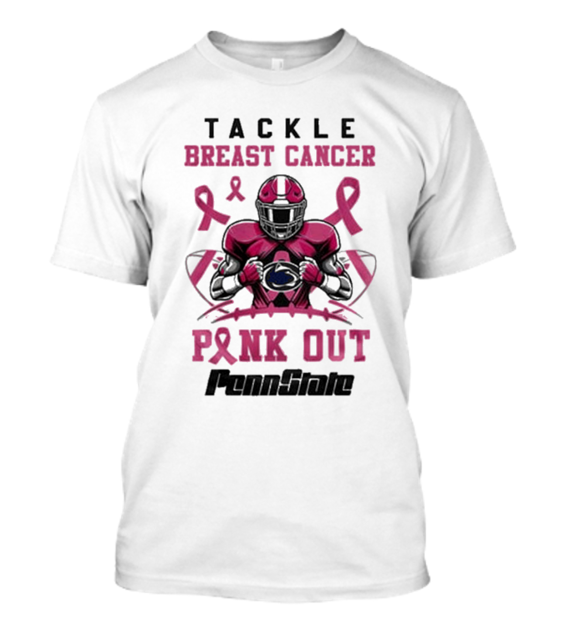 Penn State Tackle Breast Cancer Pink Out T-Shirt