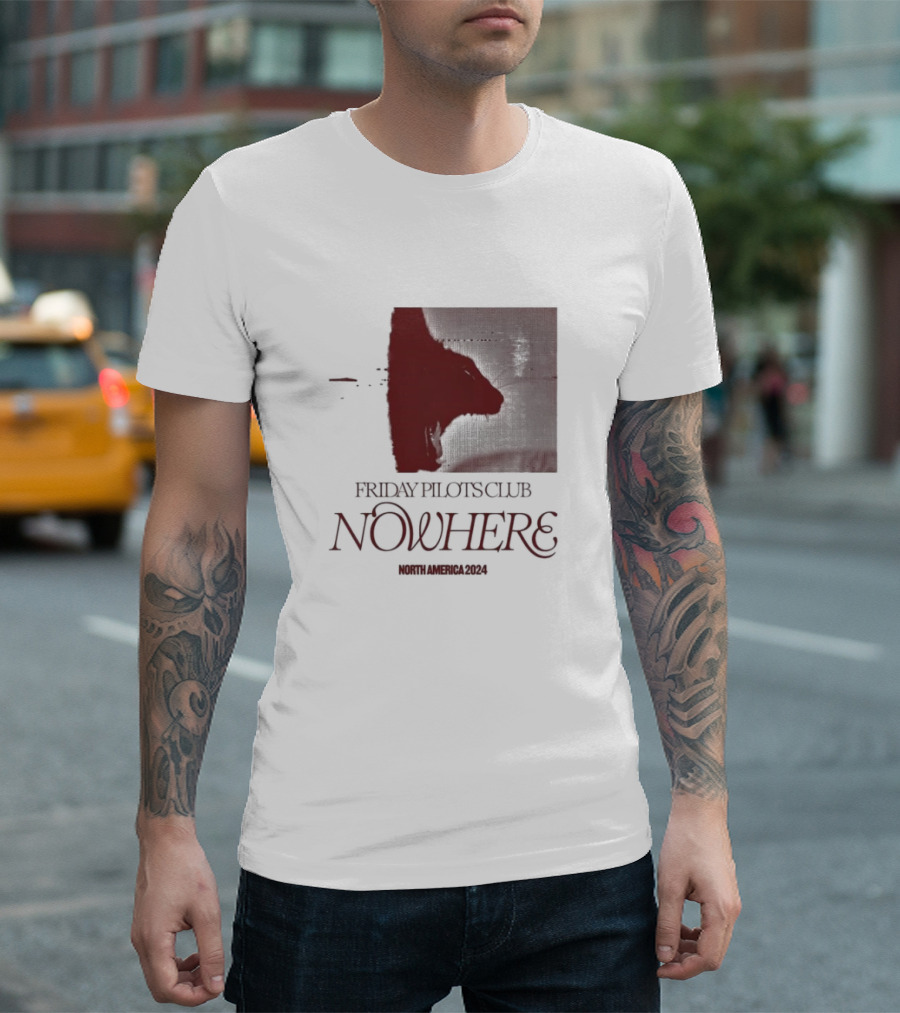 Friday Pilots Club Nowhere North America T-Shirt