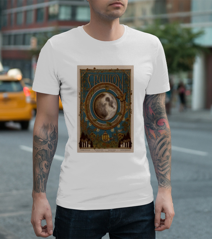Fruition Moon Phases At Tractor Tavern Seattle October 18-19 T-Shirt