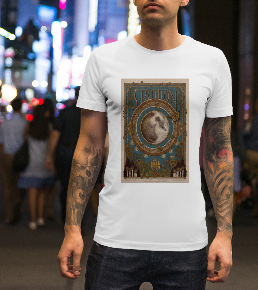 Fruition Moon Phases At Tractor Tavern Seattle October 18-19 T-Shirt