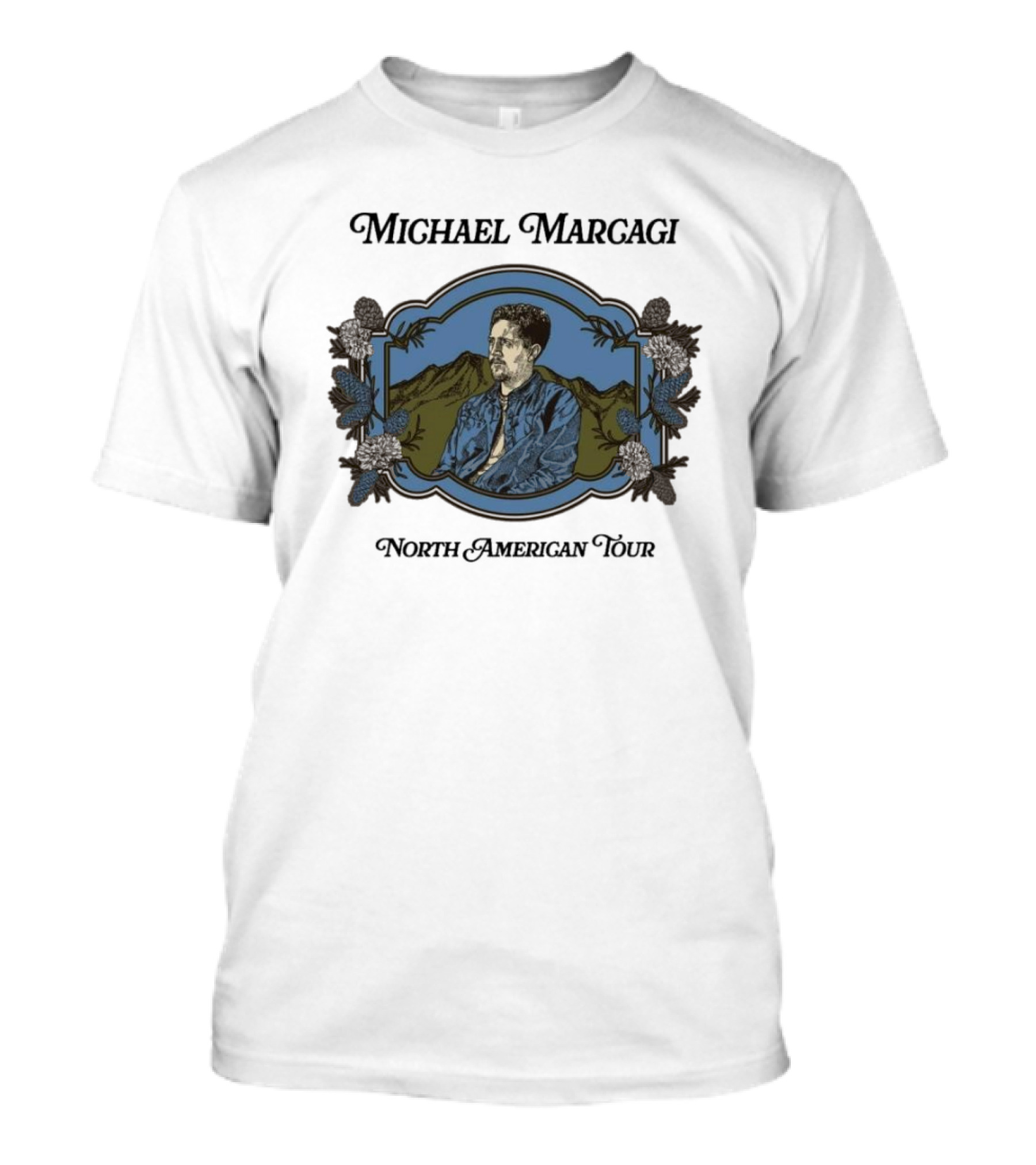 Michael Marcagi North American Tour Mountain Portrait T-Shirt