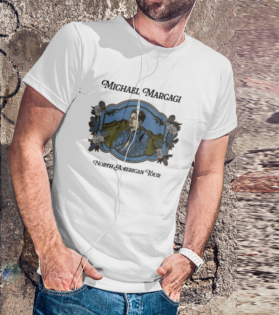 Michael Marcagi North American Tour Mountain Portrait T-Shirt