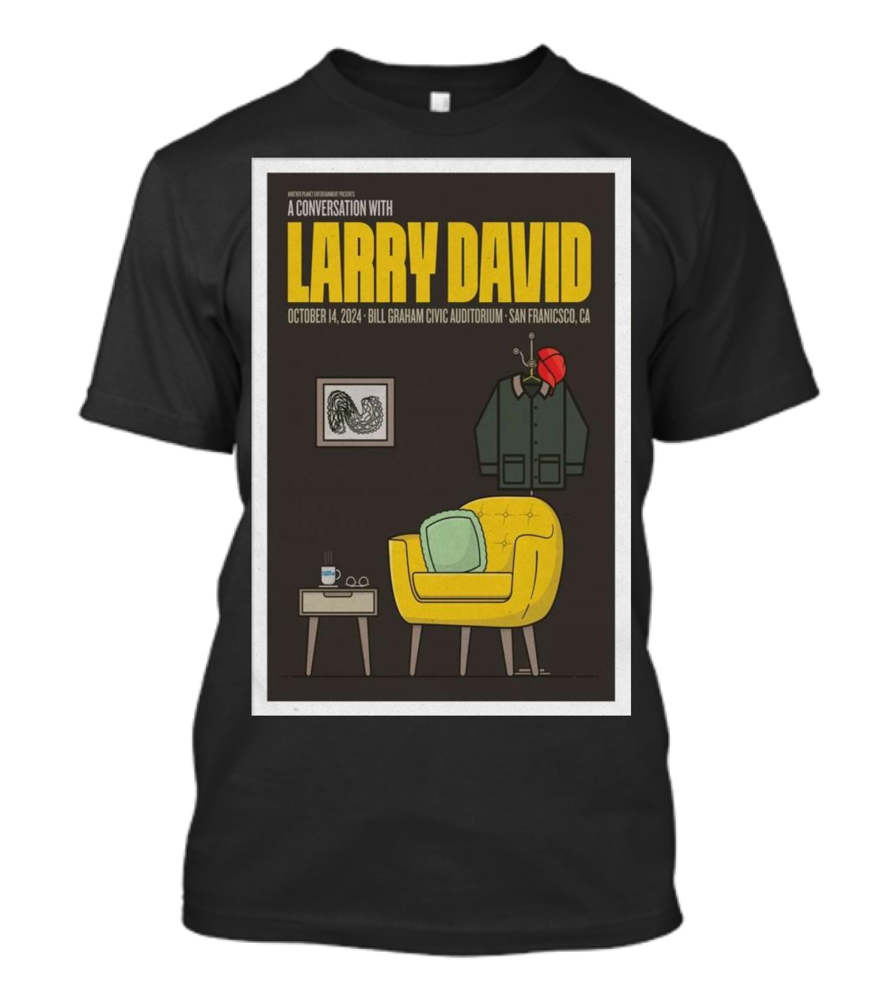 A Conversation With Larry David Bill Graham Civic Auditorium San Francisco CA October 14 T-Shirt