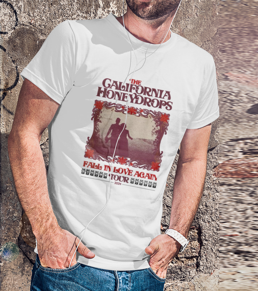The California Honeydrops Fall In Love Again Tour T-Shirt