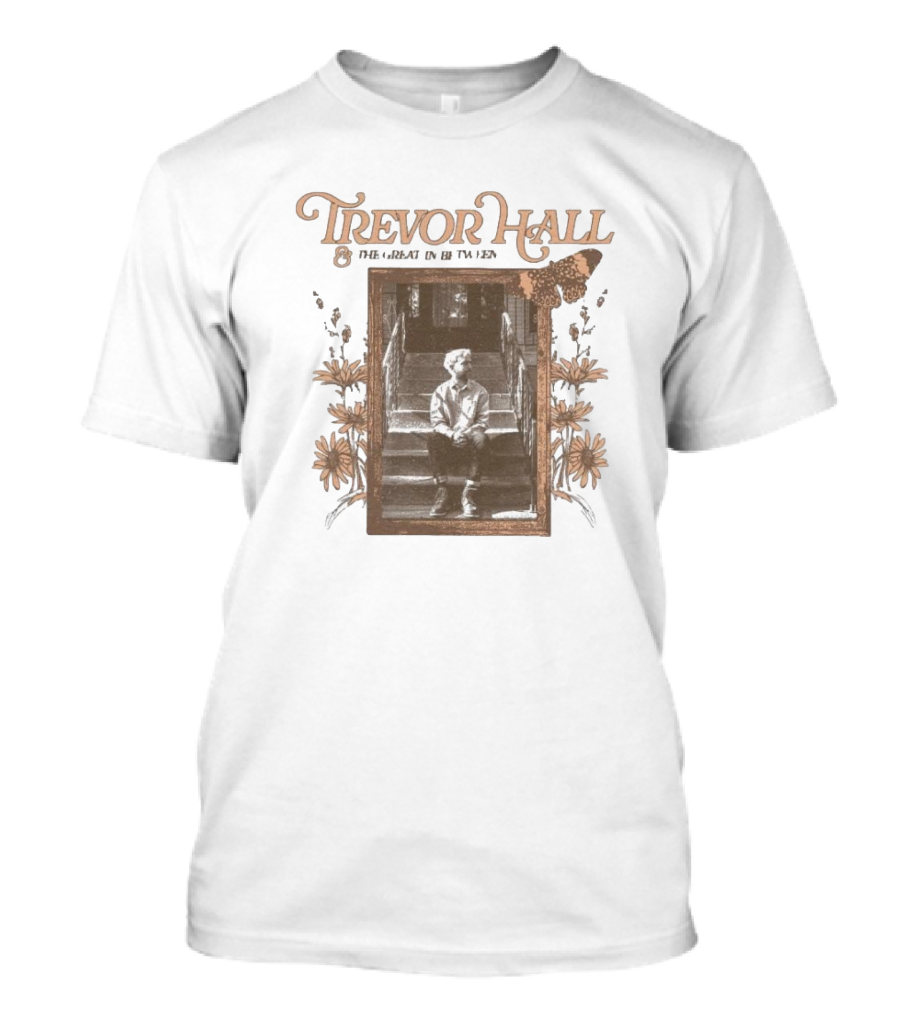 Trevor Hall And The Great In-Between Tour Floral Stairs T-Shirt